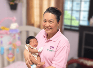 CA931 Sharon providing confinement care and newborn support in Singapore