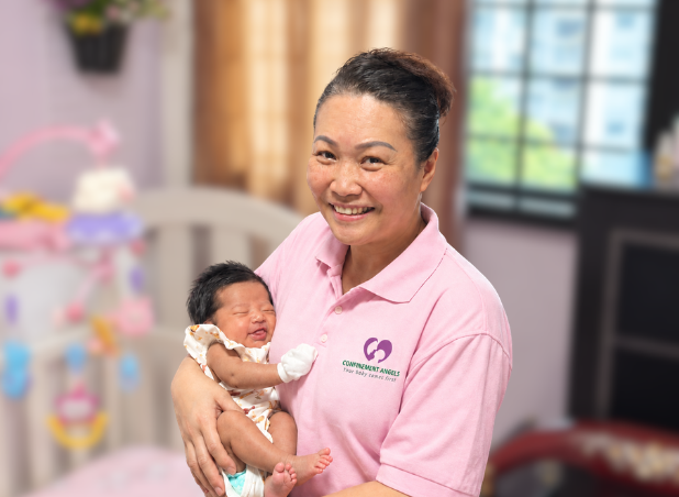 CA931 Sharon providing confinement care and newborn support in Singapore